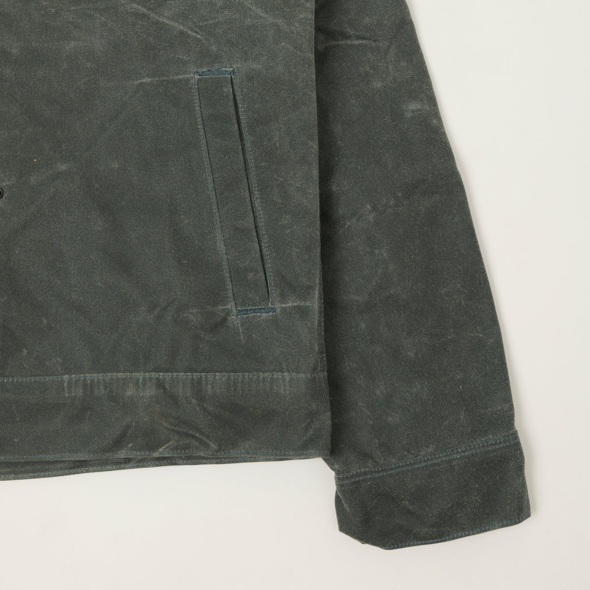 Freenote Cloth 'Riders' Waxed Canvas Jacket - Charcoal