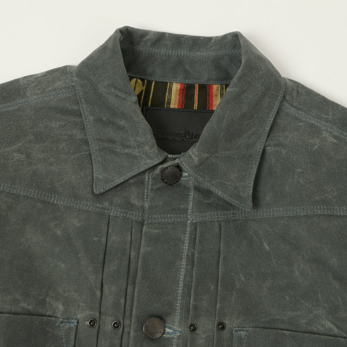 Freenote Cloth 'Riders' Waxed Canvas Jacket - Charcoal