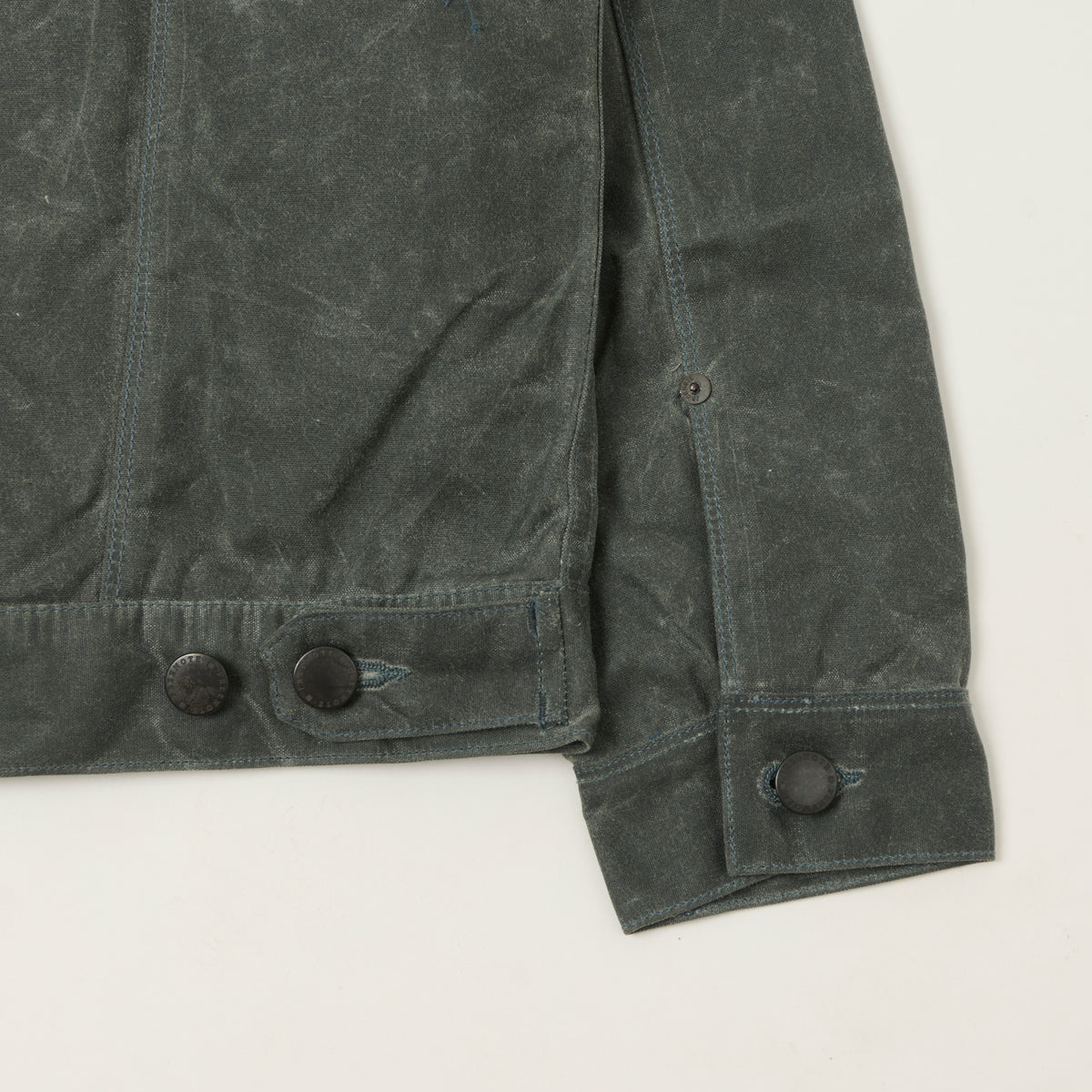 Freenote Cloth 'Riders' Waxed Canvas Jacket - Charcoal