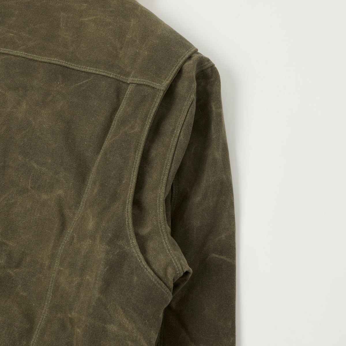 Freenote Cloth Shearling Lined Wax Canvas Jacket - Tobacco