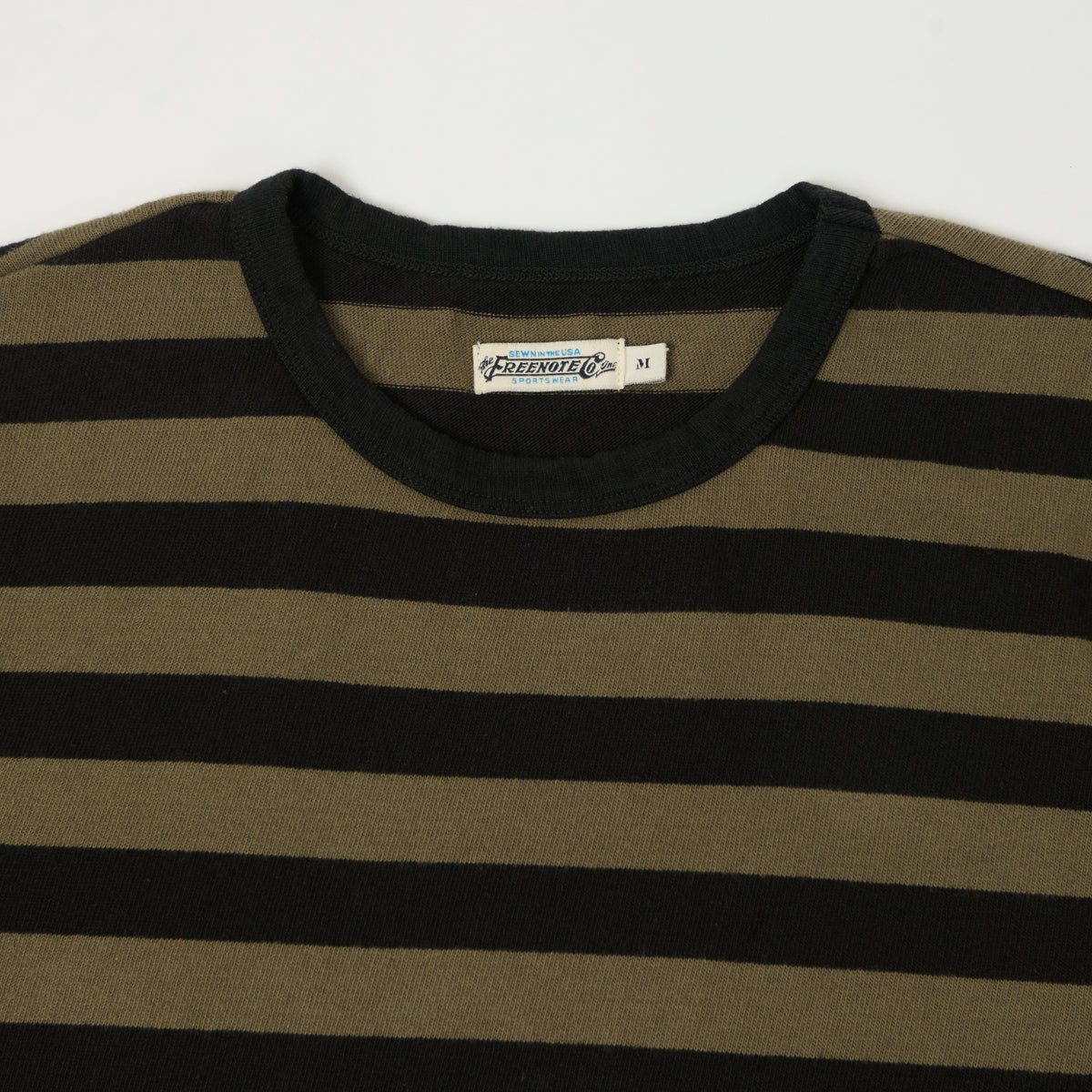 Freenote Cloth 'Shifter' Striped T-Shirt - Cedar/Black