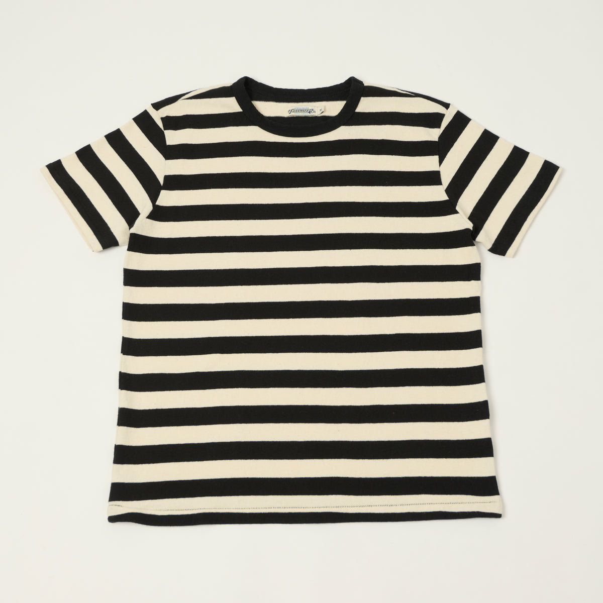 Freenote Cloth 'Shifter' Striped T-Shirt - Off White/Black
