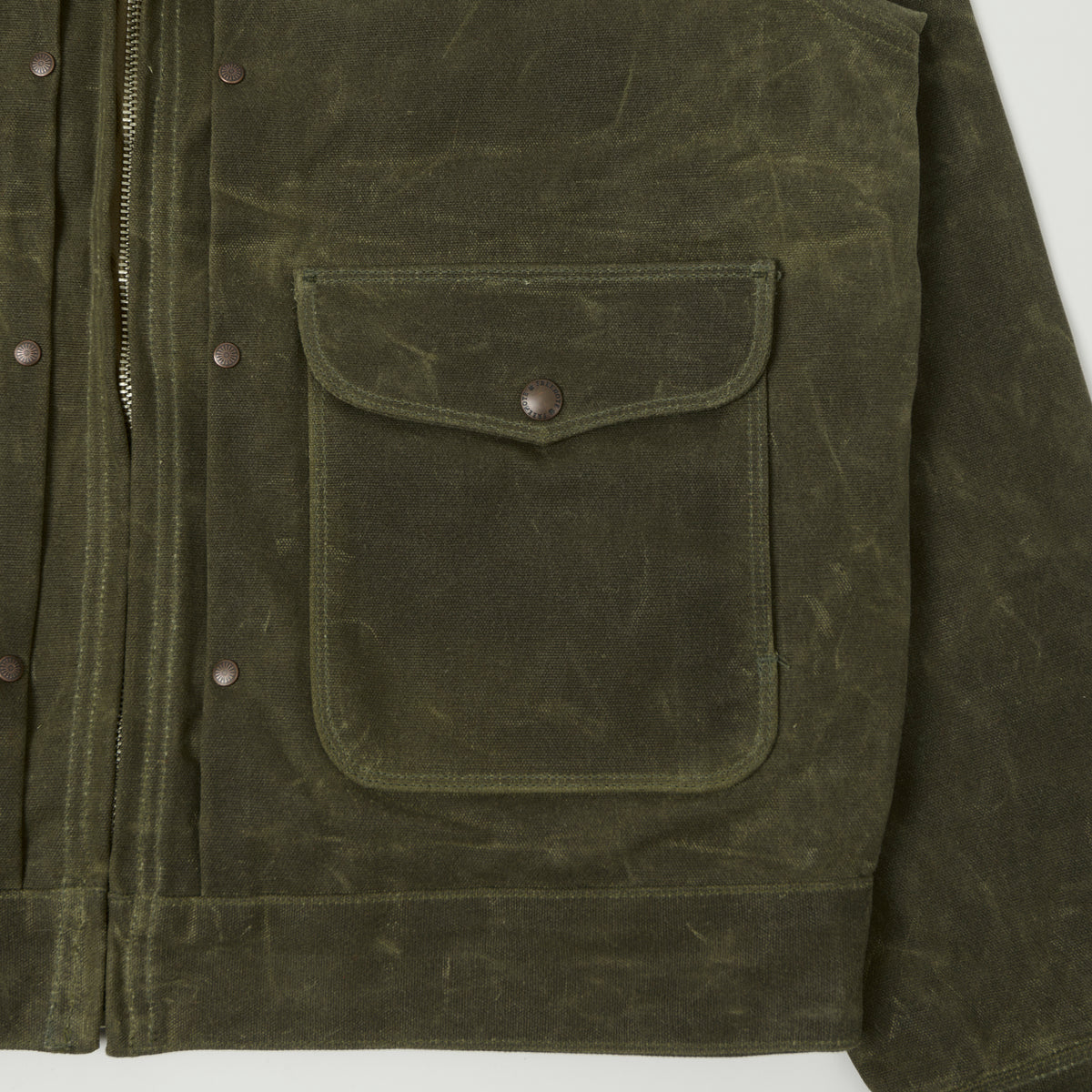 Freenote Cloth 'Faro' Waxed Canvas Jacket - Olive
