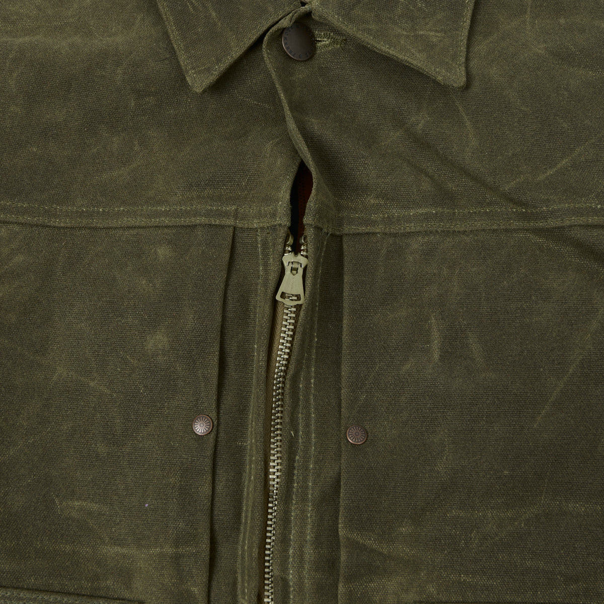 Freenote Cloth 'Faro' Waxed Canvas Jacket - Olive