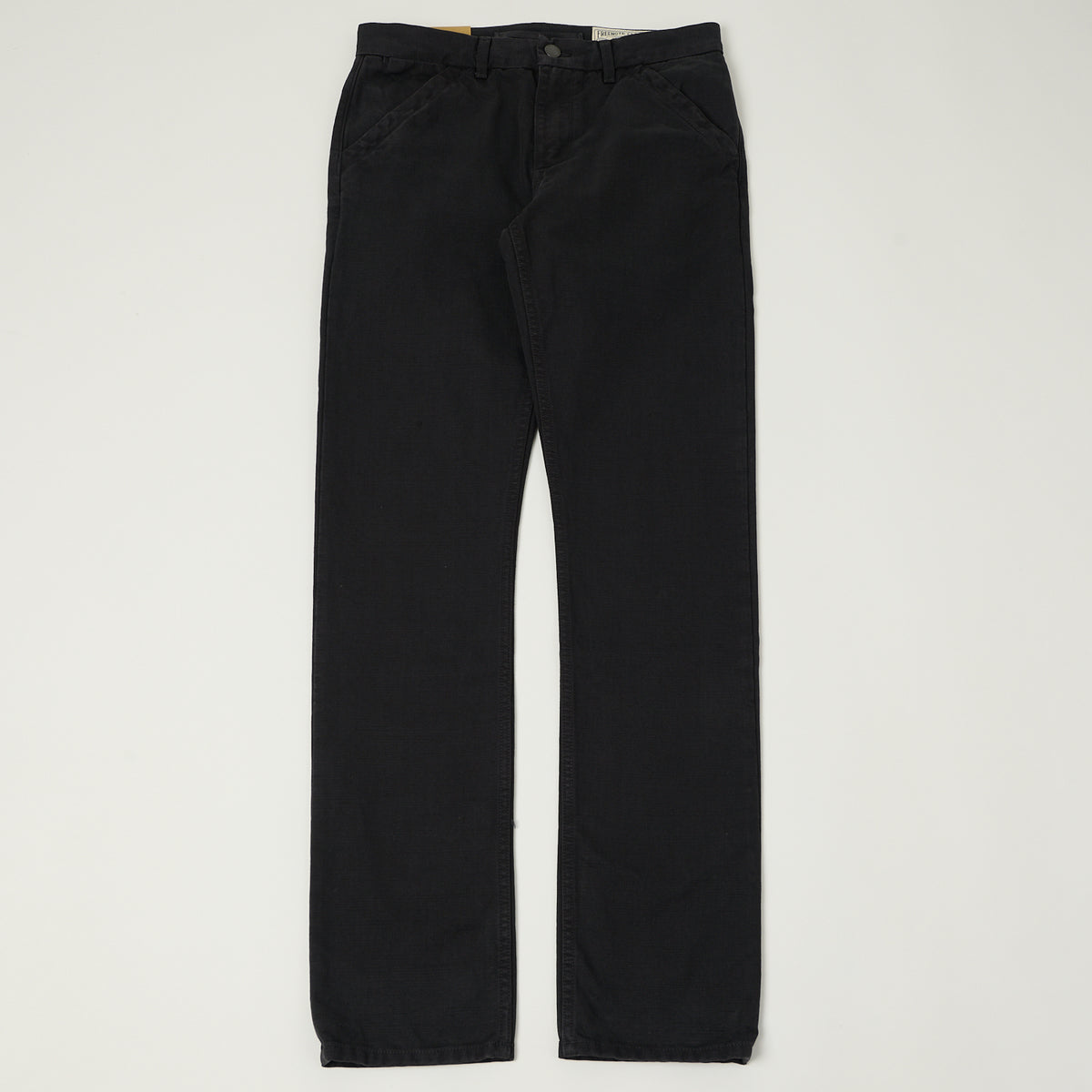 Freenote Cloth Heavyweight 14oz Slub Workers Chino - Black