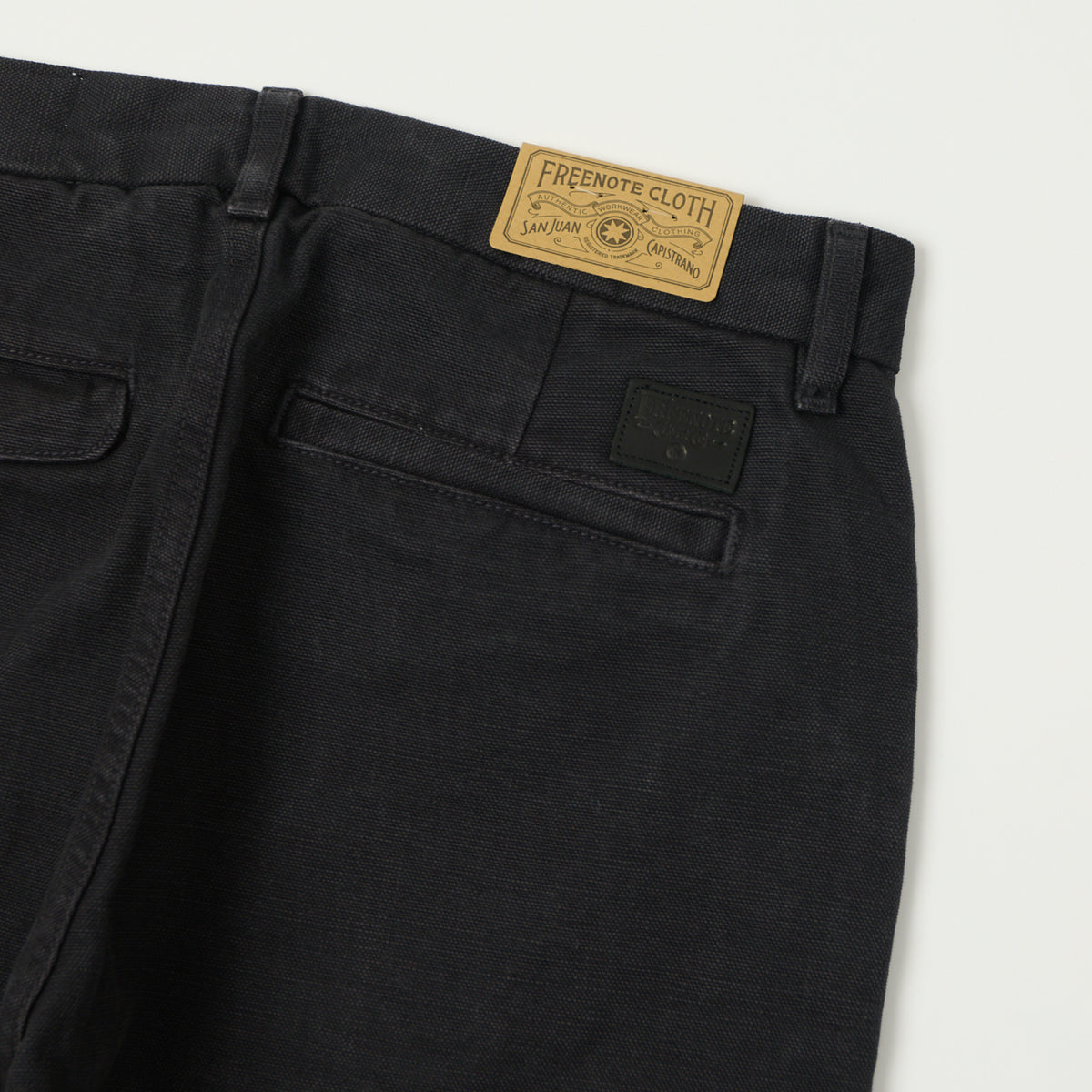 Freenote Cloth Heavyweight 14oz Slub Workers Chino - Black