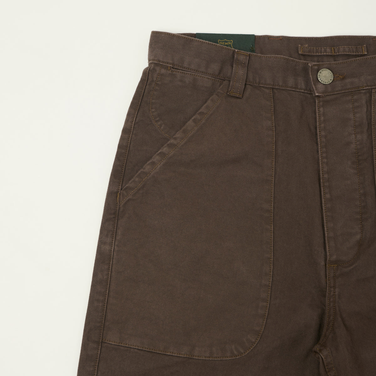 Freenote Cloth 'Vagabond' Fatigue Short - Bark