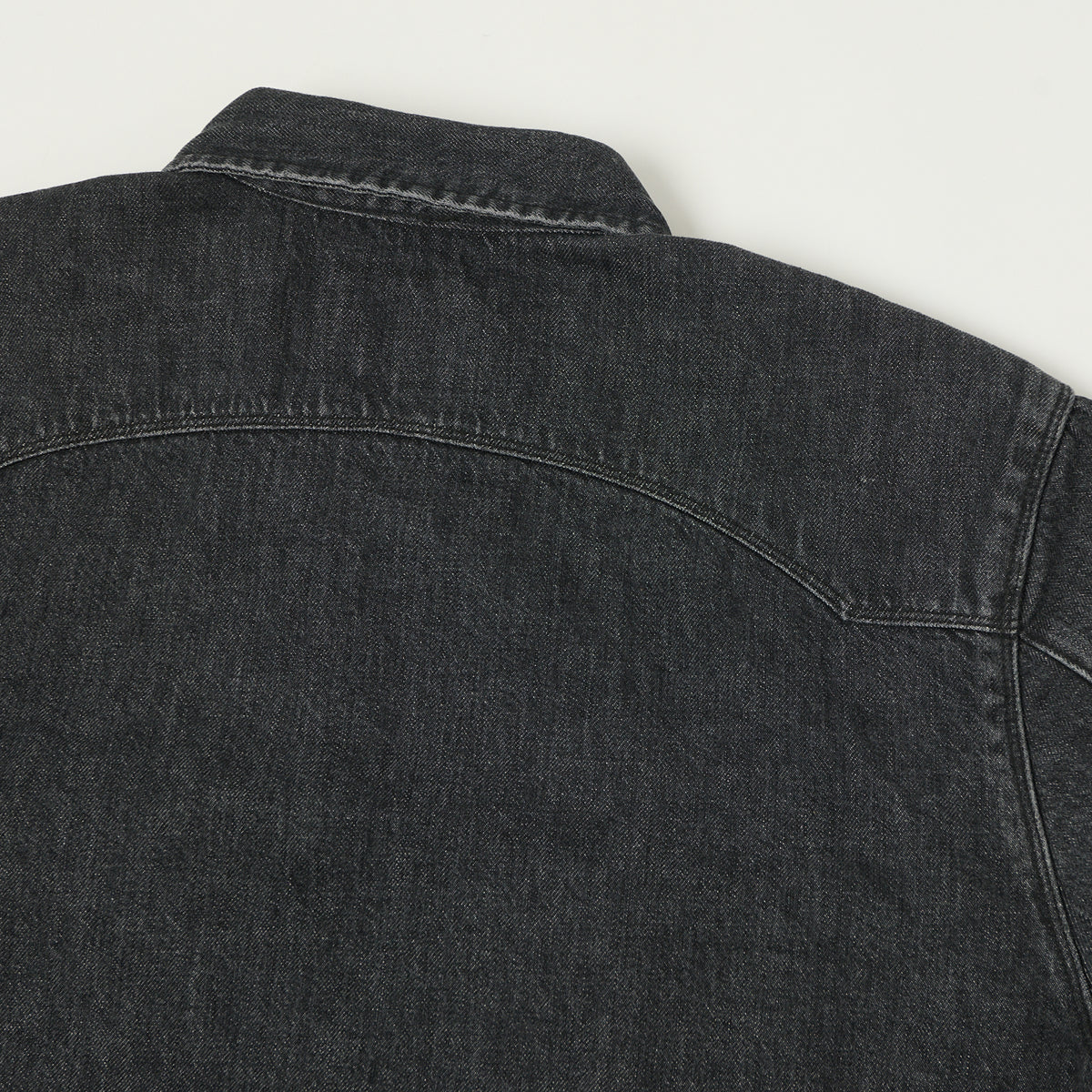 Freenote Cloth 'Modern' 11oz Denim Western Shirt - Black Stone Wash