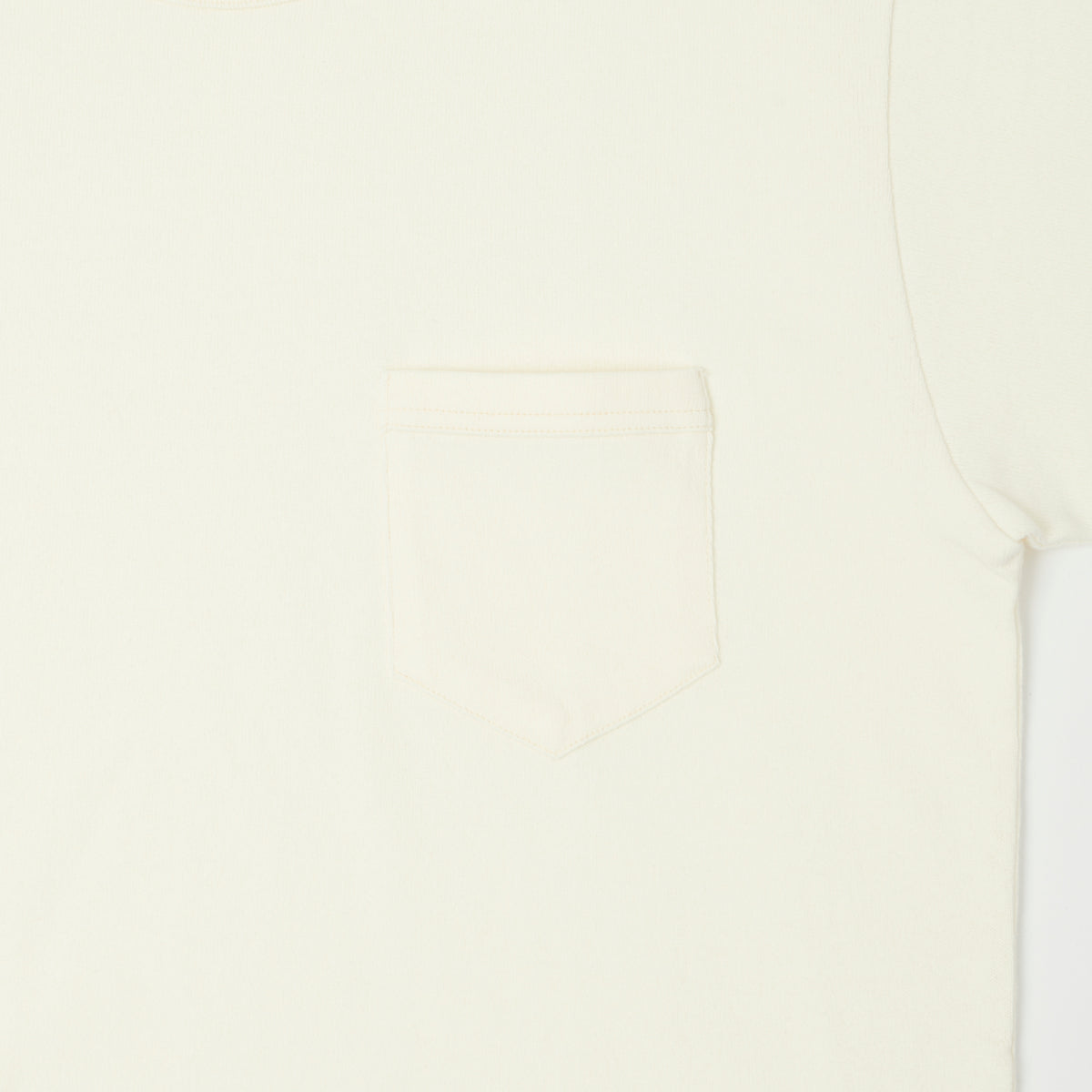 Freewheelers & Co Power Wear Short Sleeve Pocket Tee - Off White