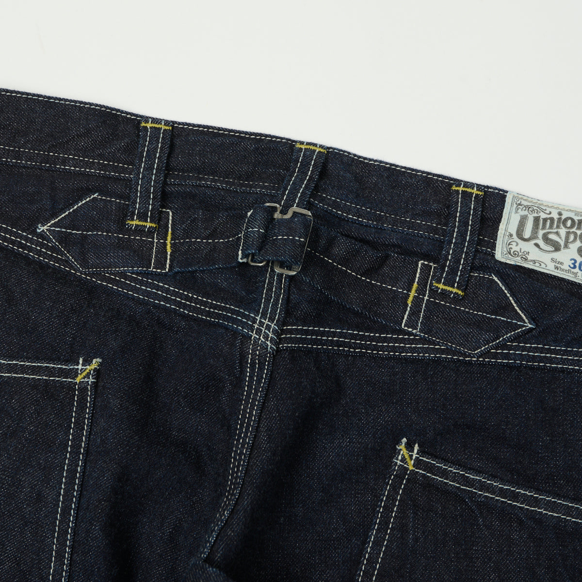 Freewheelers & Co Union Special Overalls 'Derrickman' Work Jean - One Wash