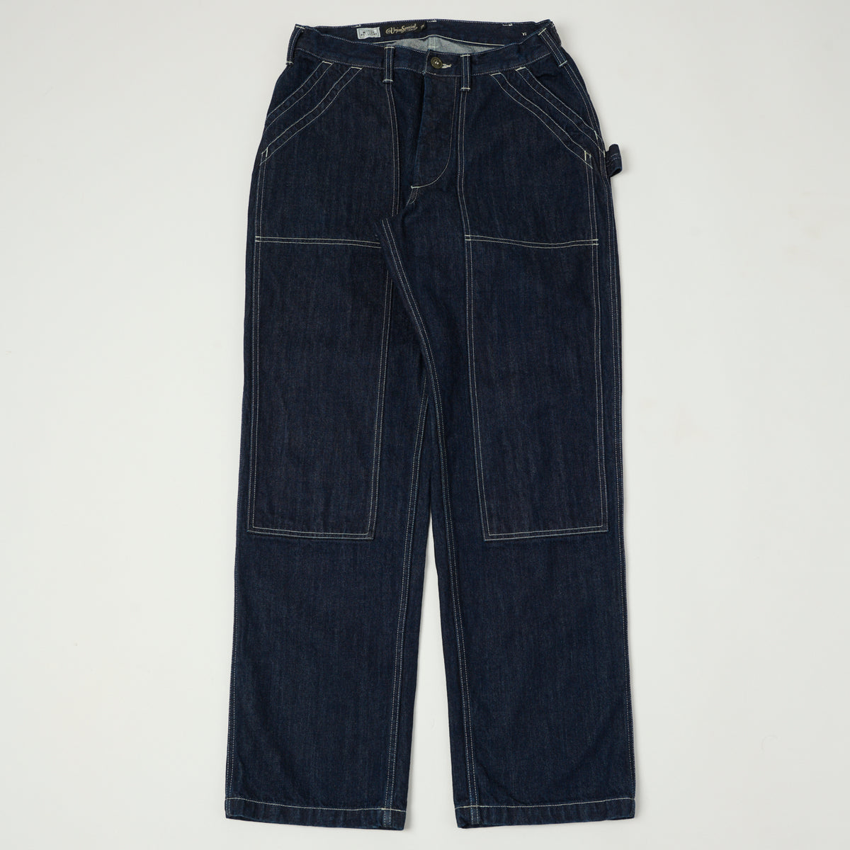 Freewheelers & Co Motor Psyclone 'Chopper Builder' Work Trouser - One Wash