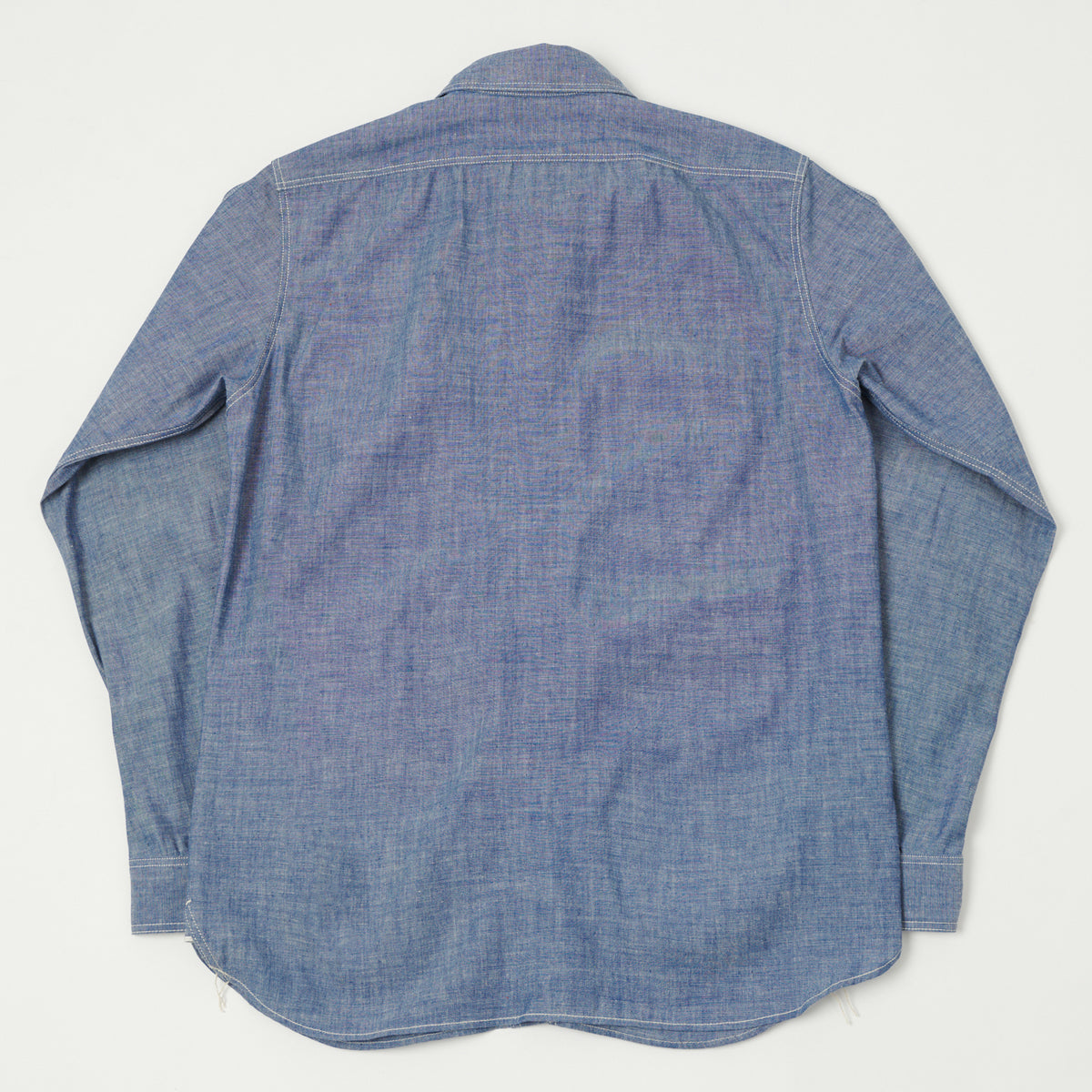 Freewheelers & Co Union Special Overalls 'Neal' Chambray Shirt - Indigo