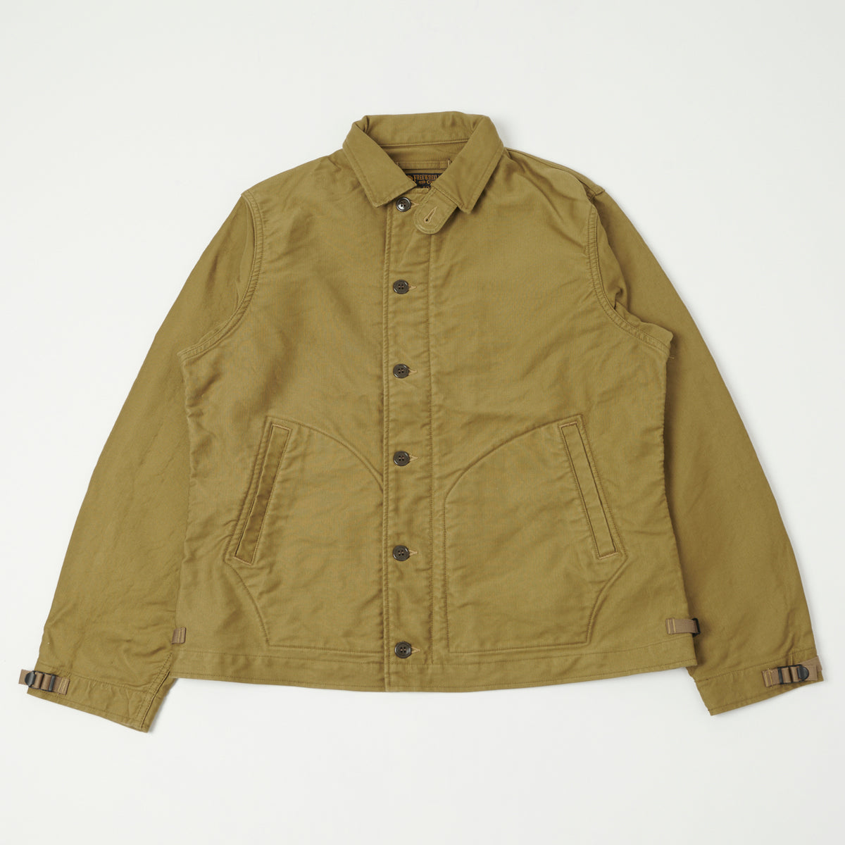 Freewheelers & Co Deck Worker Jacket - Khaki Beige