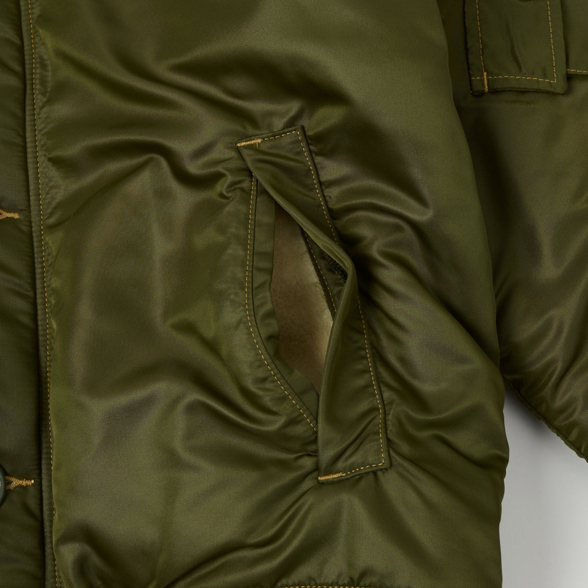 Freewheelers & Co ‘USAF Air Crew' Cold Weather Jacket - Khaki Olive