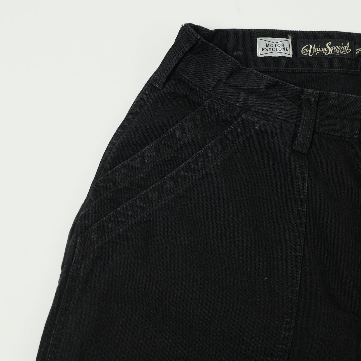 Freewheelers & Co Motor Psyclone 'Chopper Builder' Work Trousers - Black