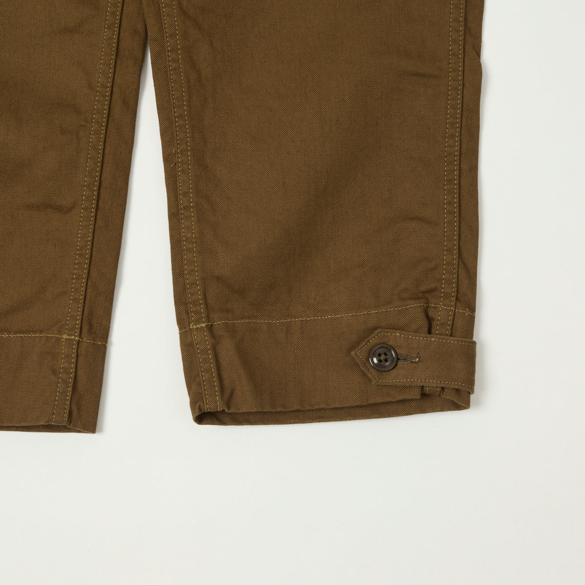 Freewheelers & Co Union Special Overalls Aviators Trouser - Dark Sepia Brown