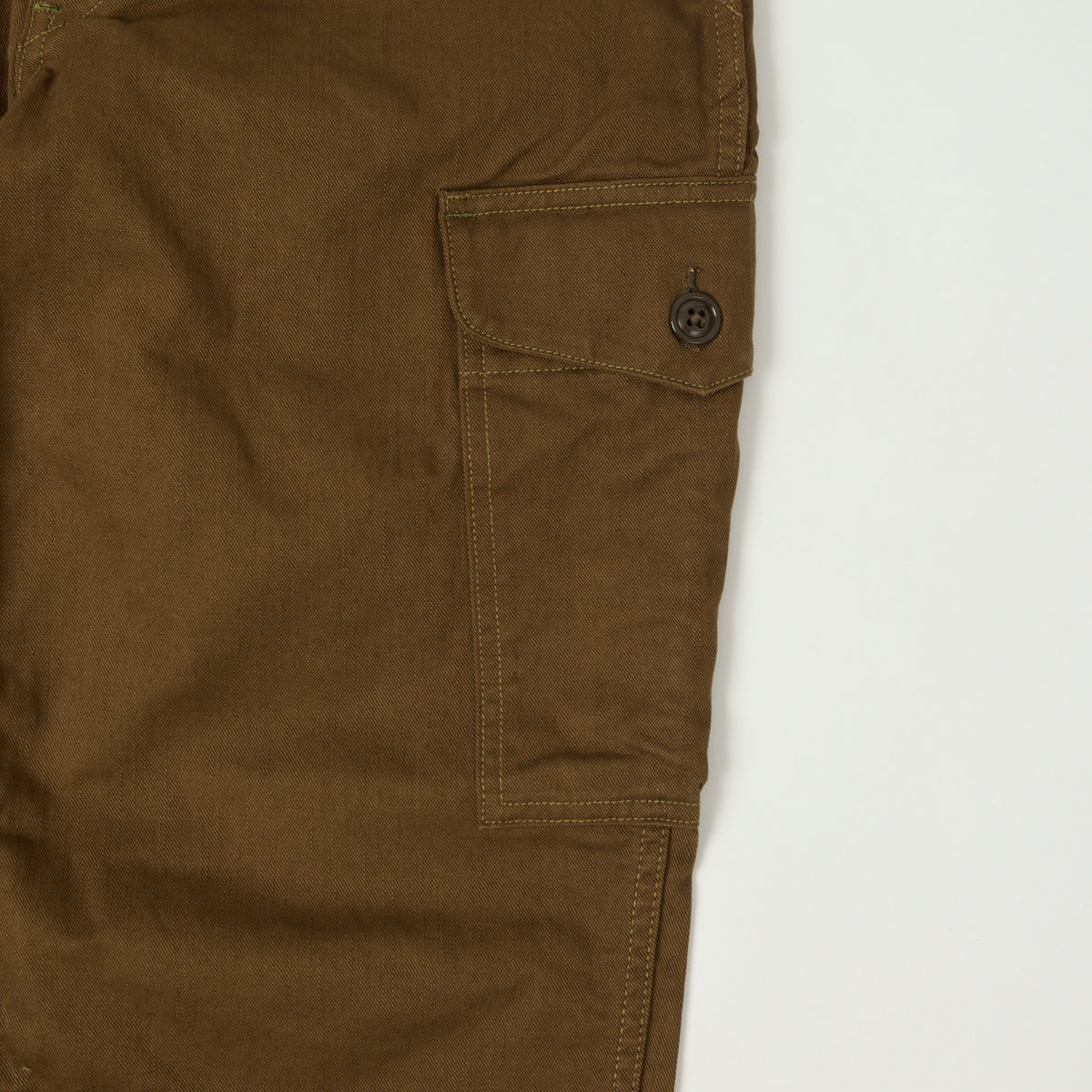 Freewheelers & Co Union Special Overalls Aviators Trouser - Dark Sepia Brown