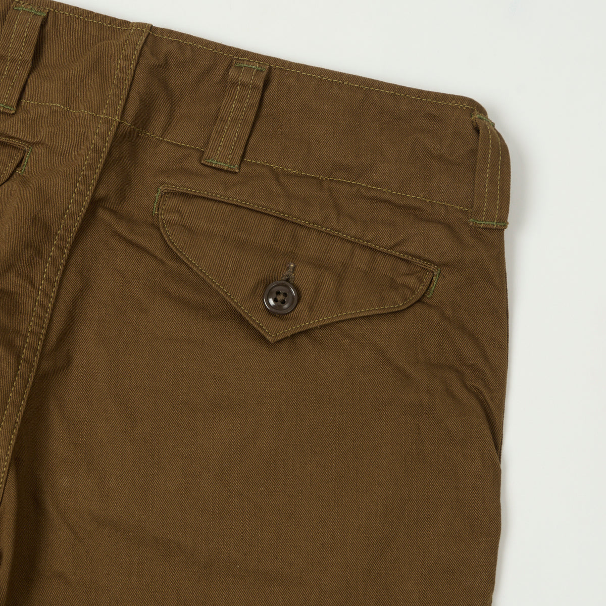 Freewheelers & Co Union Special Overalls Aviators Trouser - Dark Sepia Brown