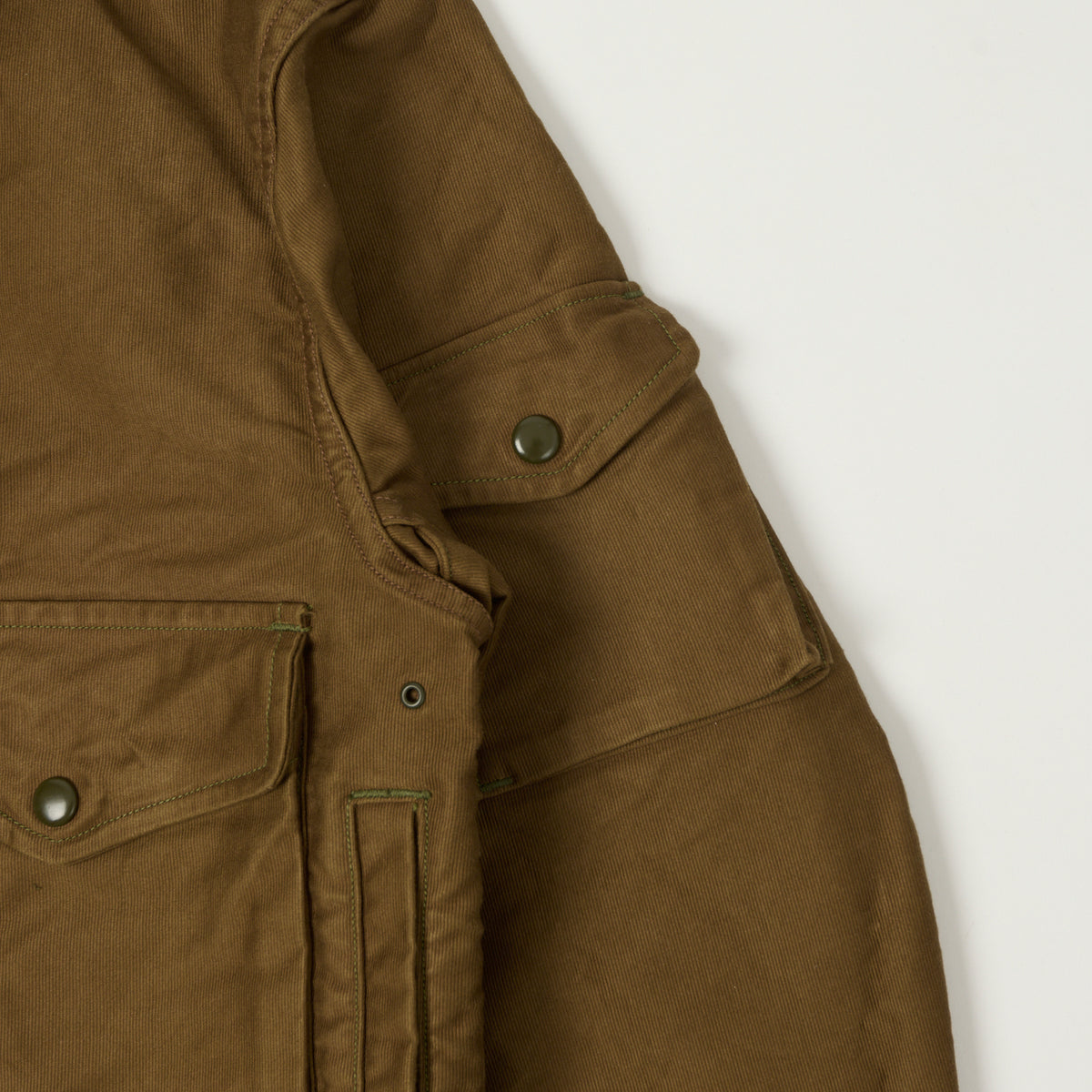 Freewheelers & Co S-8 Aviators Summer Flying Jacket - Sepia Brown