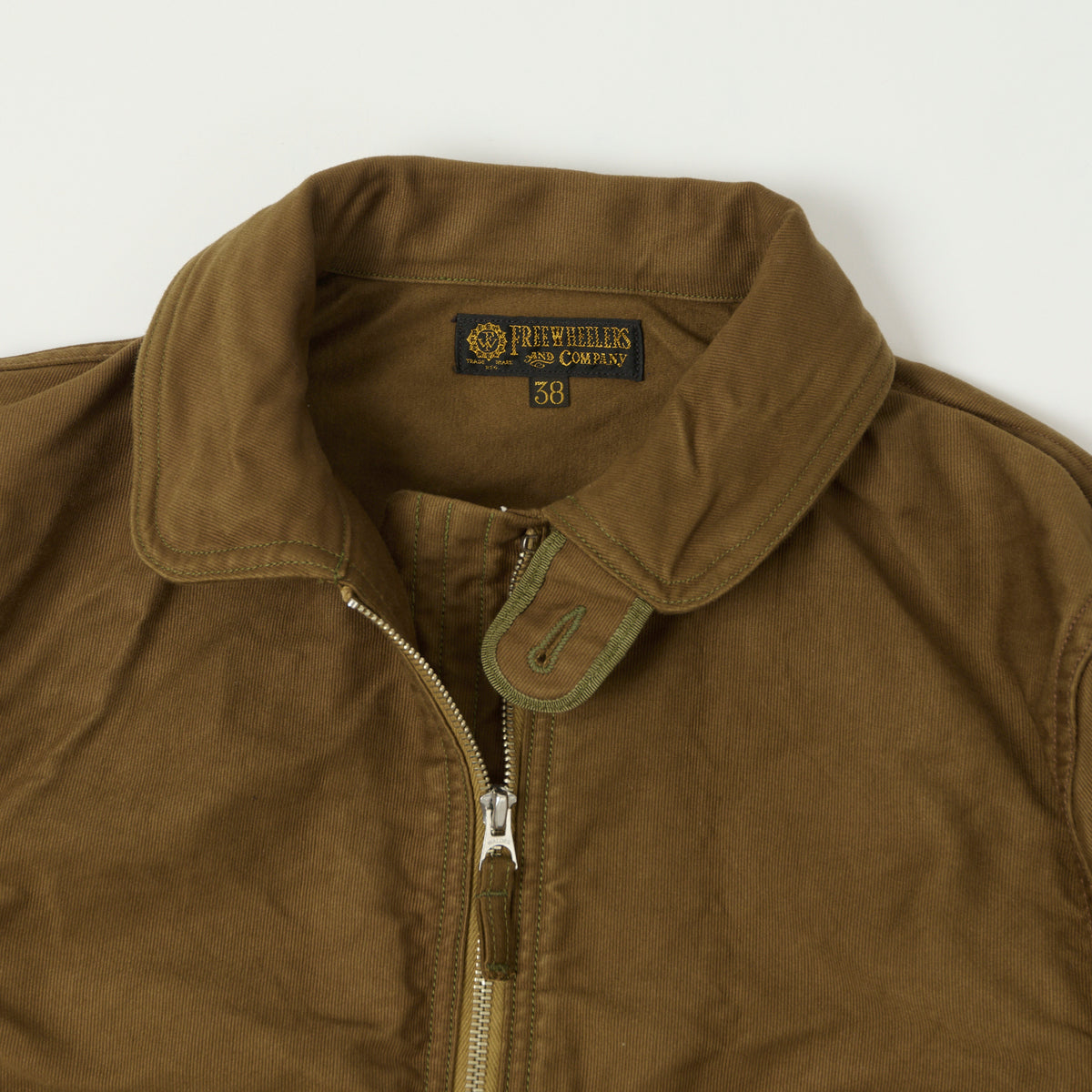 Freewheelers & Co S-8 Aviators Summer Flying Jacket - Sepia Brown