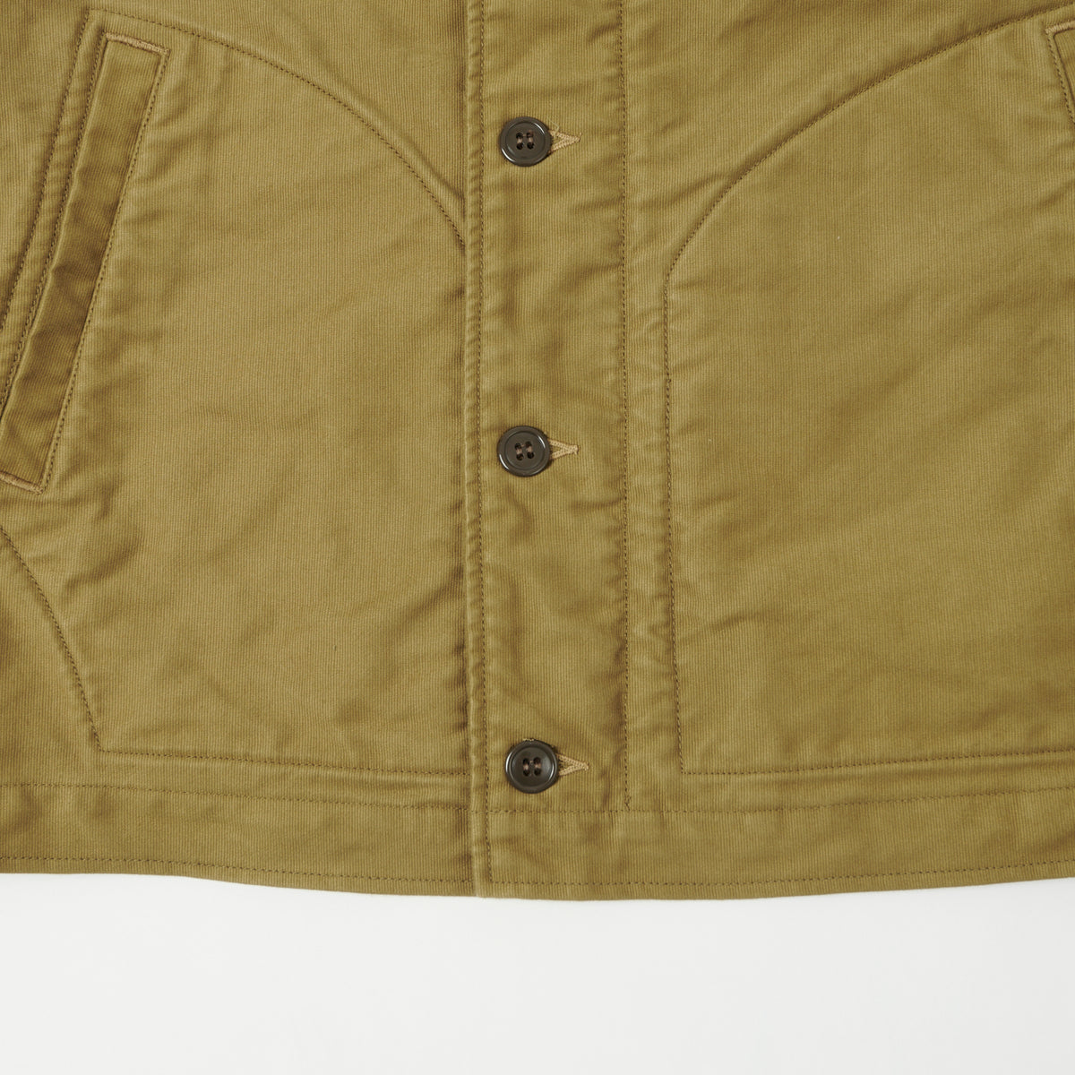 Freewheelers & Co Deck Worker Jacket - Khaki Beige