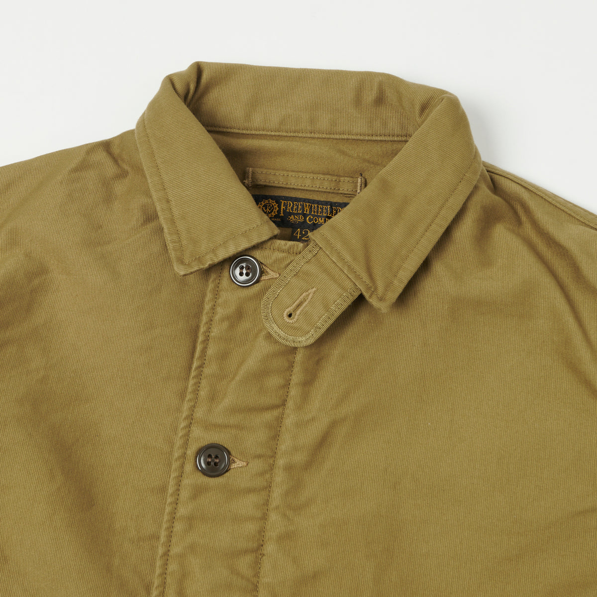 Freewheelers & Co Deck Worker Jacket - Khaki Beige