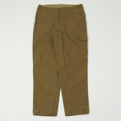 Freewheelers & Co Union Special Overalls Aviators Trouser - Dark Beige