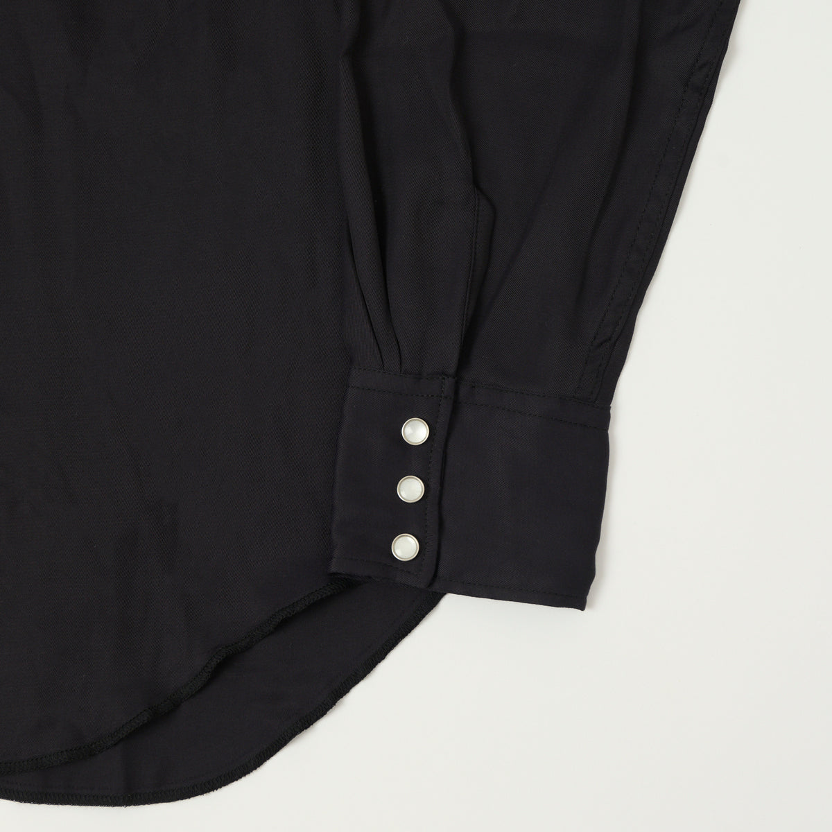 Freewheelers & Co Motor Psyclone 'Rebellion' 1950s Western Shirt - Black