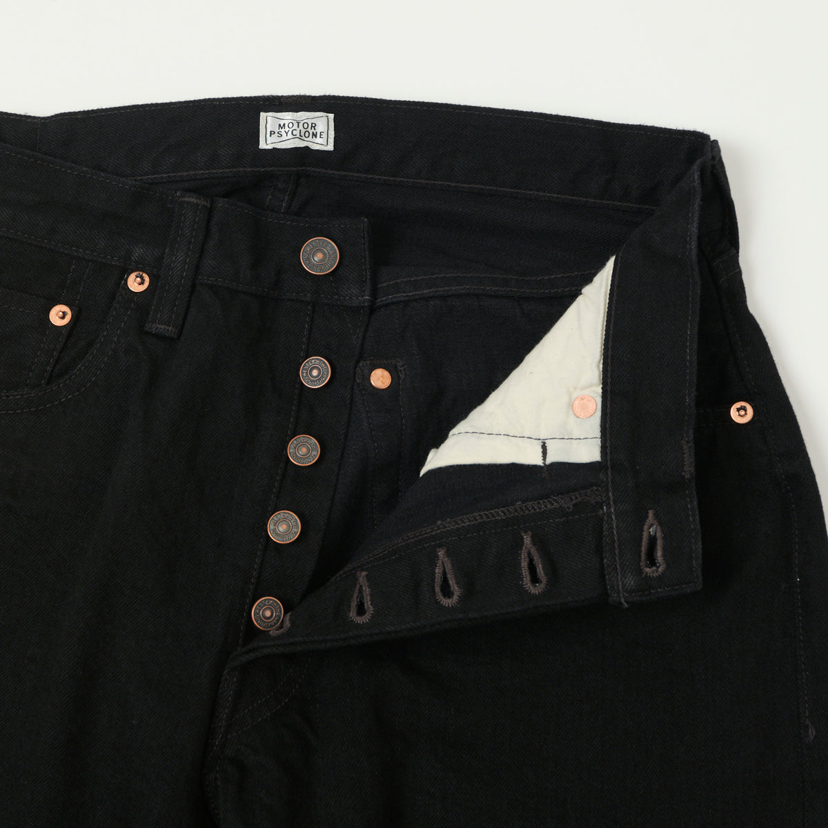 Freewheelers & Co The Vanishing West 601RB Regular Straight Jean - Black One Wash