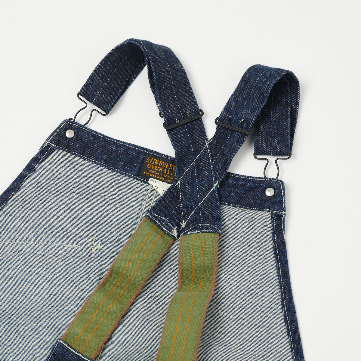 Freewheelers & Co Union Special Overalls 'Silver Hammer' Bib Denim Overall - Rinsed