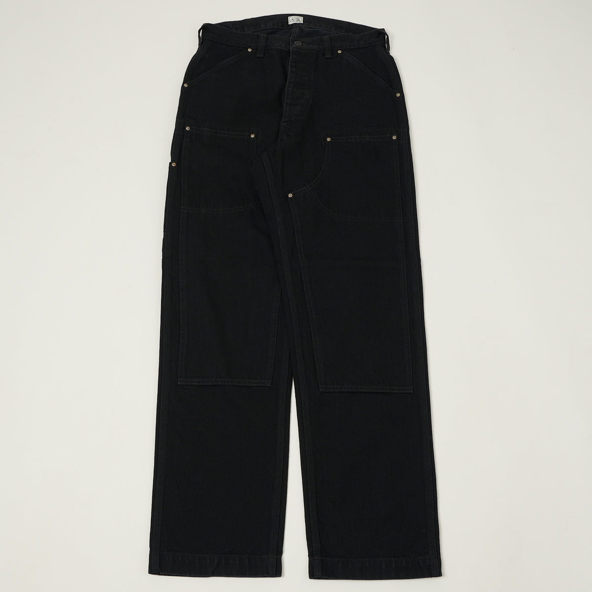 Freewheelers & Co Motor Psyclone 'Bakersfield' Trousers - Rude Black