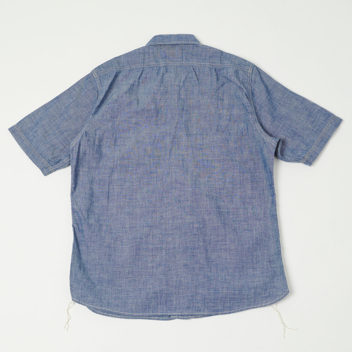 Freewheelers & Co Union Special Overalls 'Head Man' Cut Sleeve Shirt - Vintage Indigo