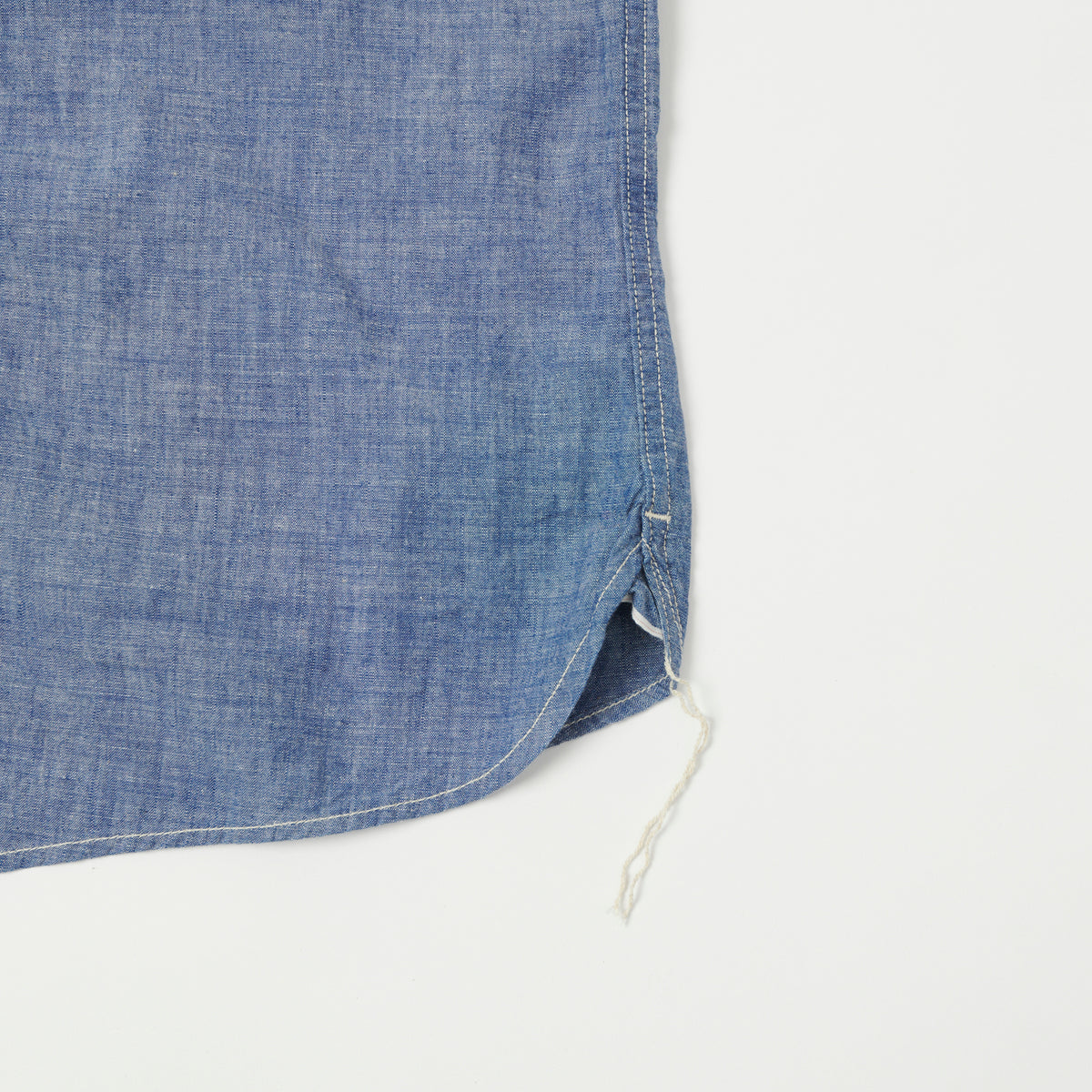 Freewheelers & Co Union Special Overalls 'Head Man' Cut Sleeve Shirt - Vintage Indigo