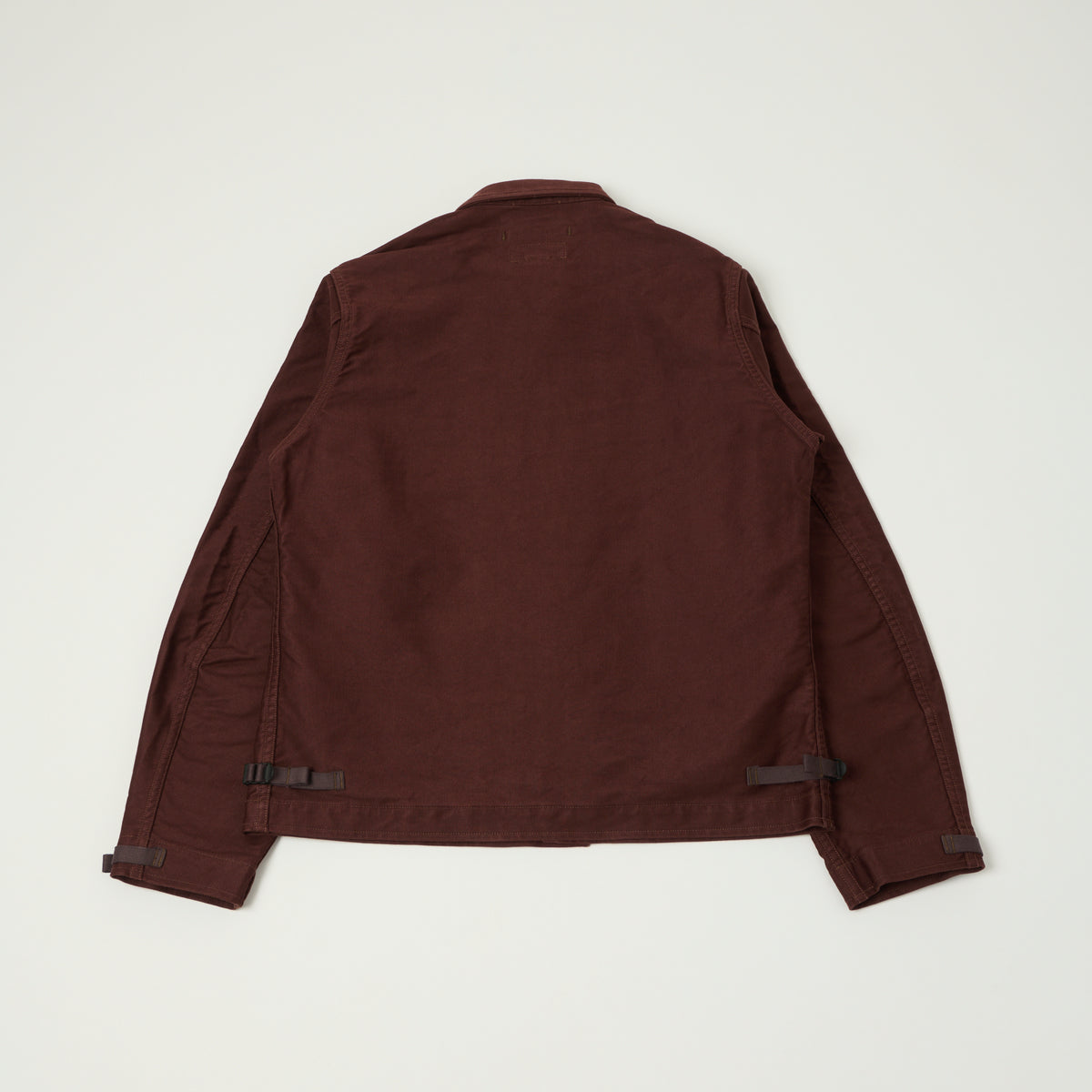 Freewheelers & Co Deck Worker Jacket - Dark Red Brown