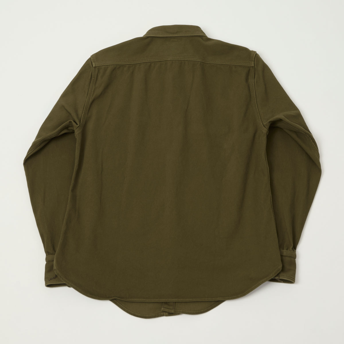Freewheelers & Co Union Special Overalls 'Gemsa' Work Shirt - Khaki Olive