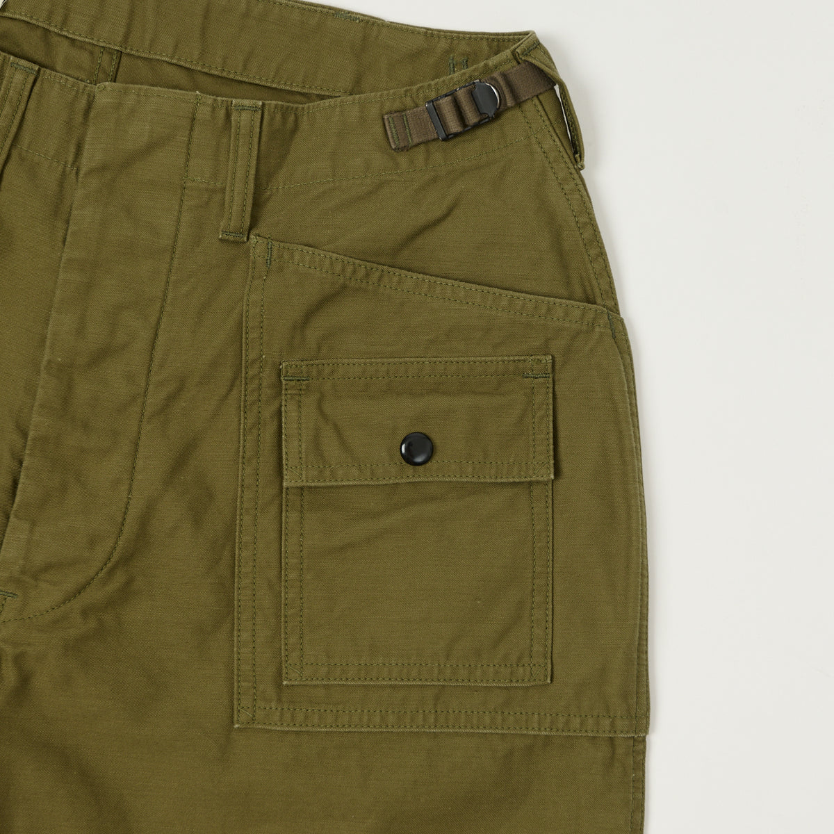 Freewheelers & Co Motor Psyclone 'Grunts' Shorts - Olive