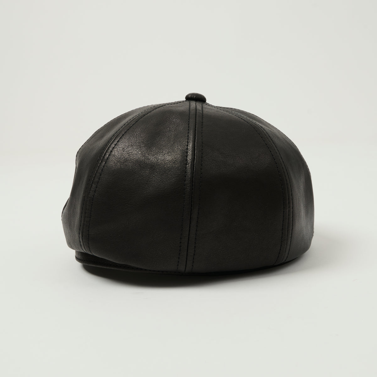 Freewheelers & Co Union Special Overalls Leather 'Jam Buster' Hat - Black