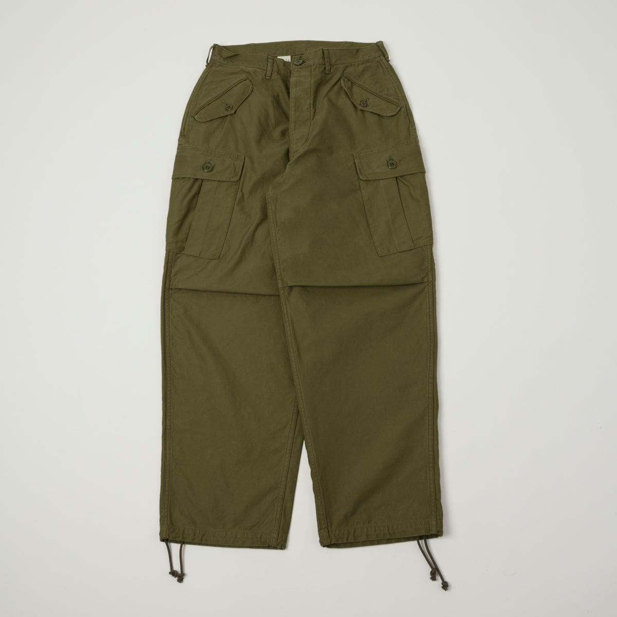 Freewheelers & Co Union Special Overalls 'Jungle Fatigues' Tropical Trousers - Khaki