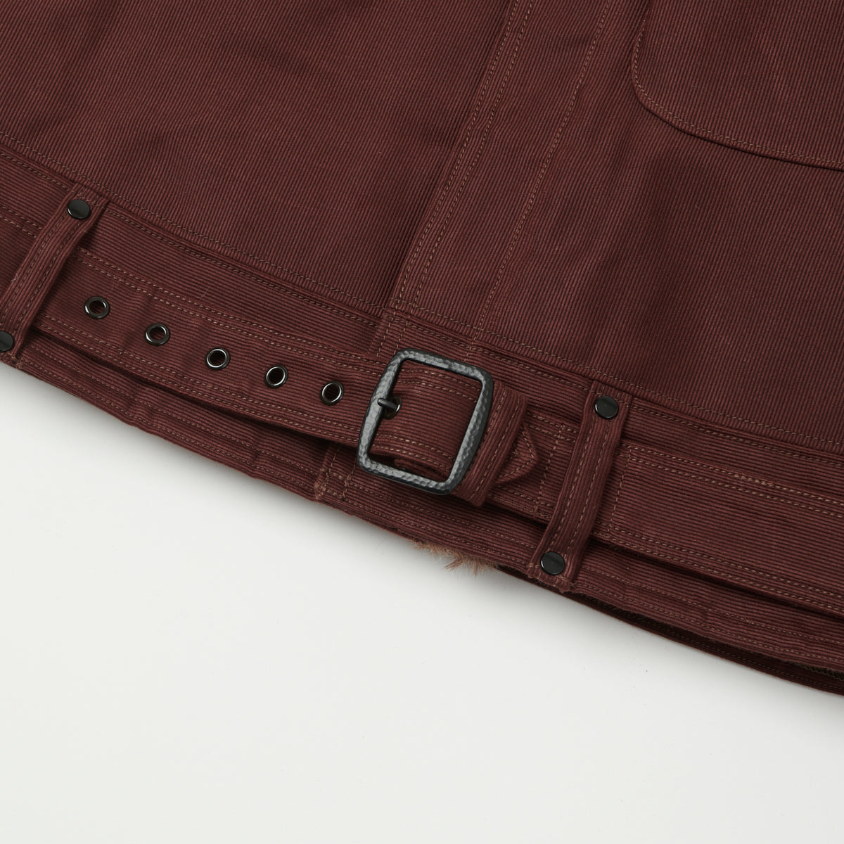 Freewheelers & Co 'Wind Master' Winter Flying Jacket - Red Brown