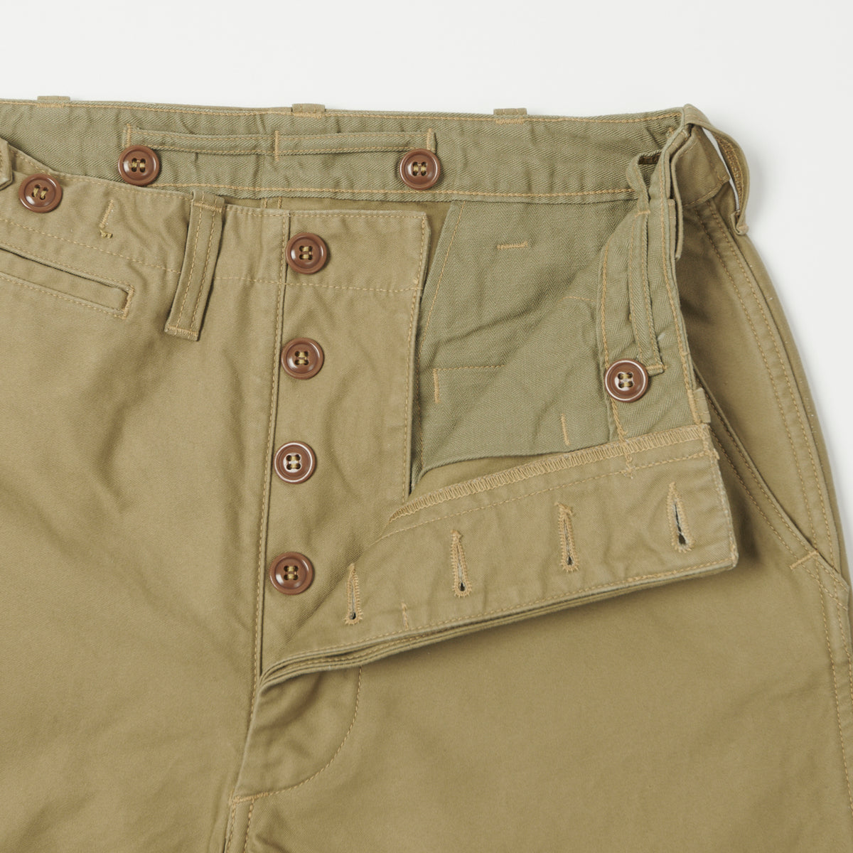 Freewheelers & Co U.S. Military 'M-1943' Trouser -Dark Tan