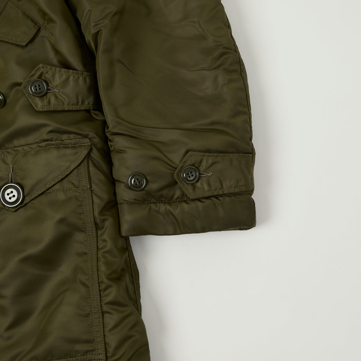 Freewheelers & Co Union Special Overalls 'M-1949' Air Crew Coat - Khaki Olive