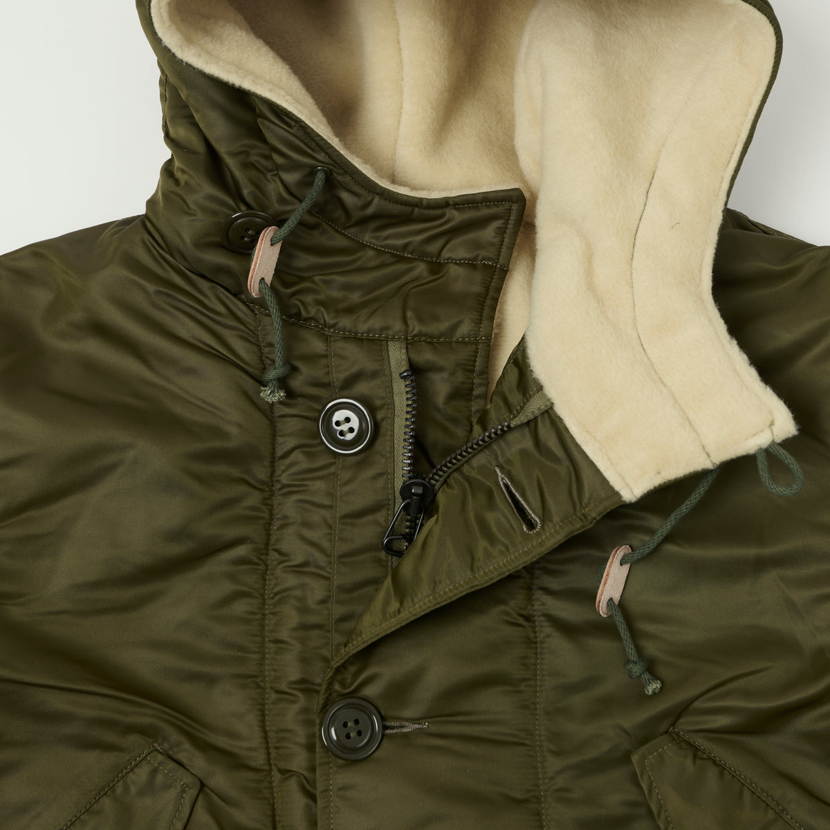 Freewheelers & Co Union Special Overalls 'M-1949' Air Crew Coat - Khaki Olive