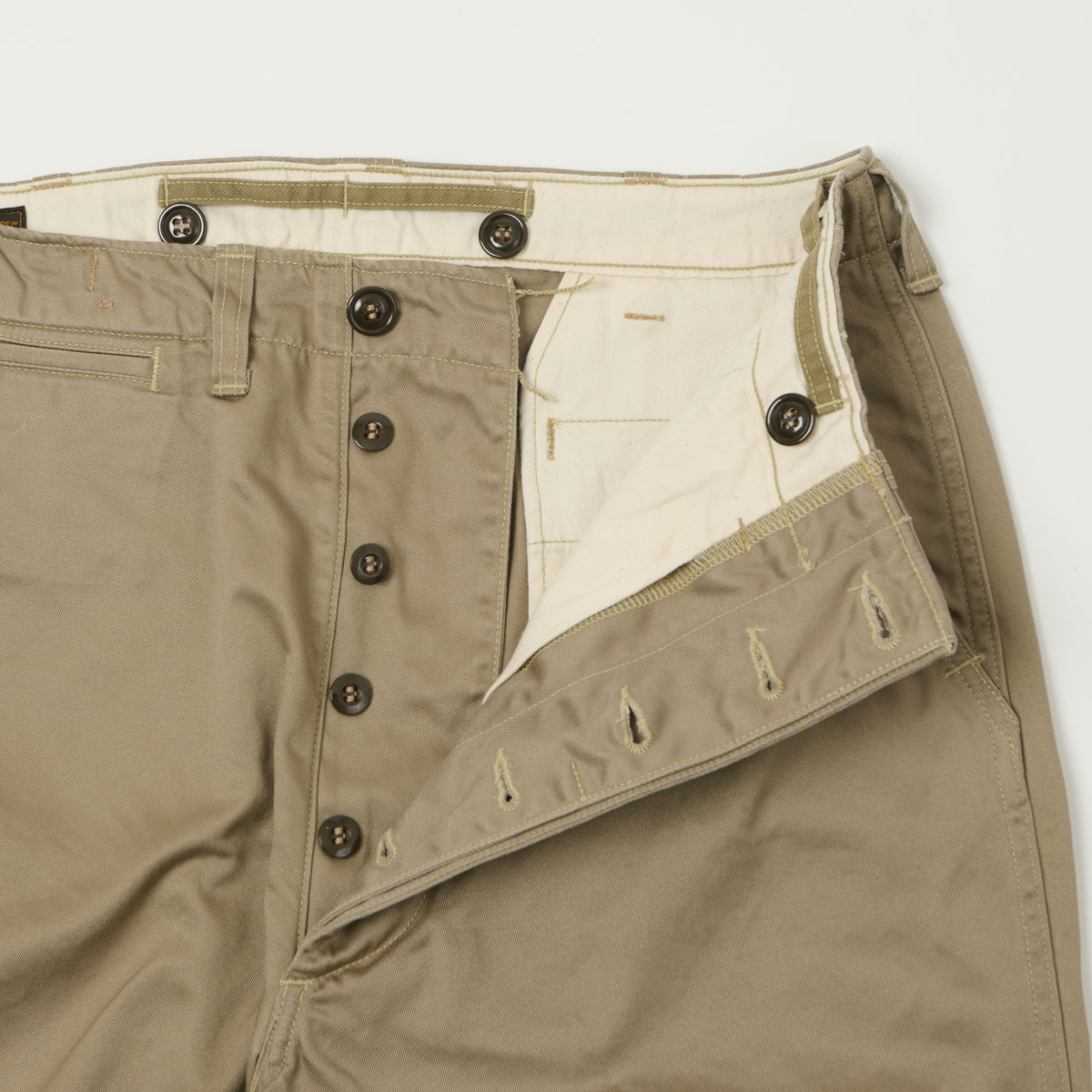Freewheelers & Co Union Special Overalls 'M-1950' Chinos - Khaki