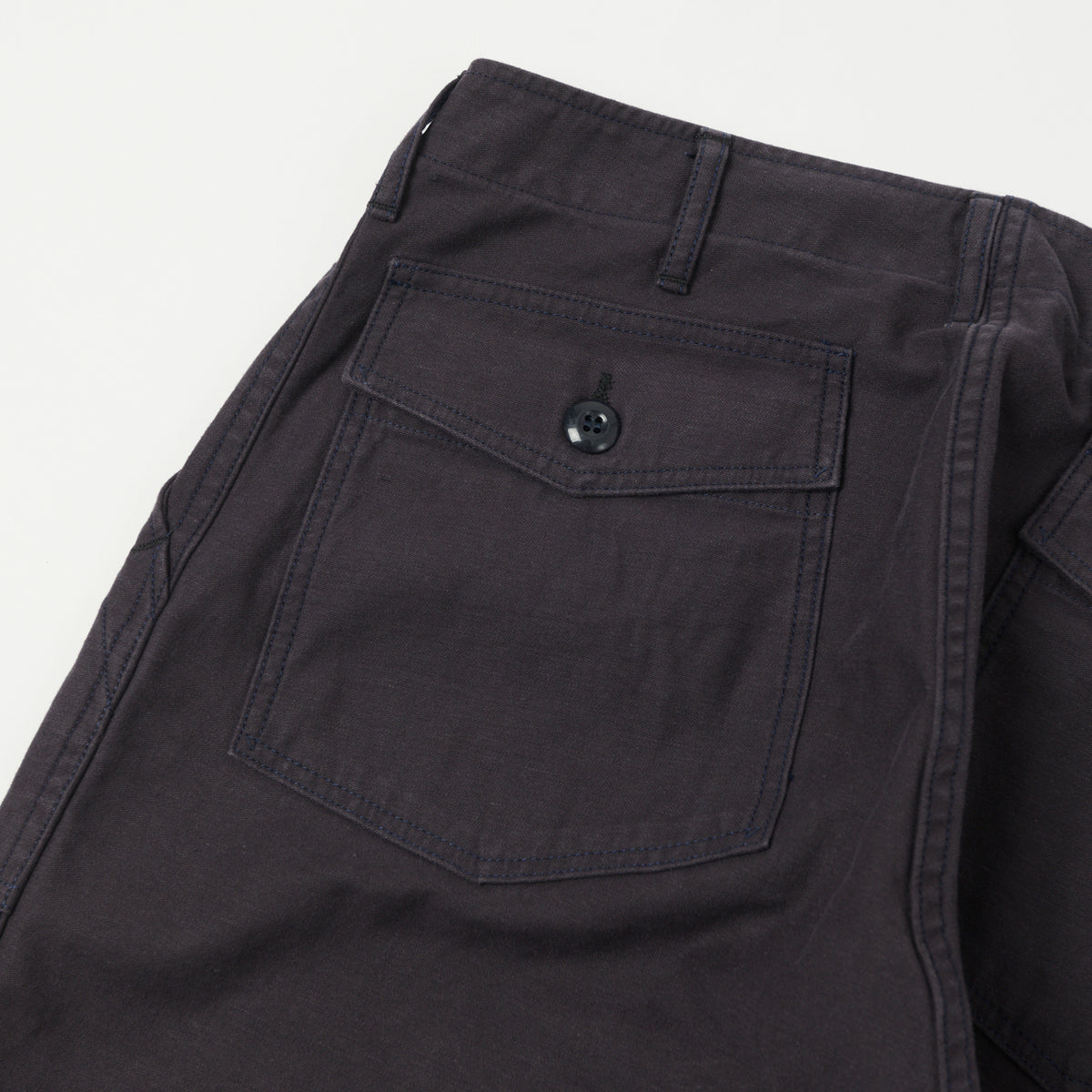 Freewheelers & Co Military Utility Trouser - Eggplant Navy