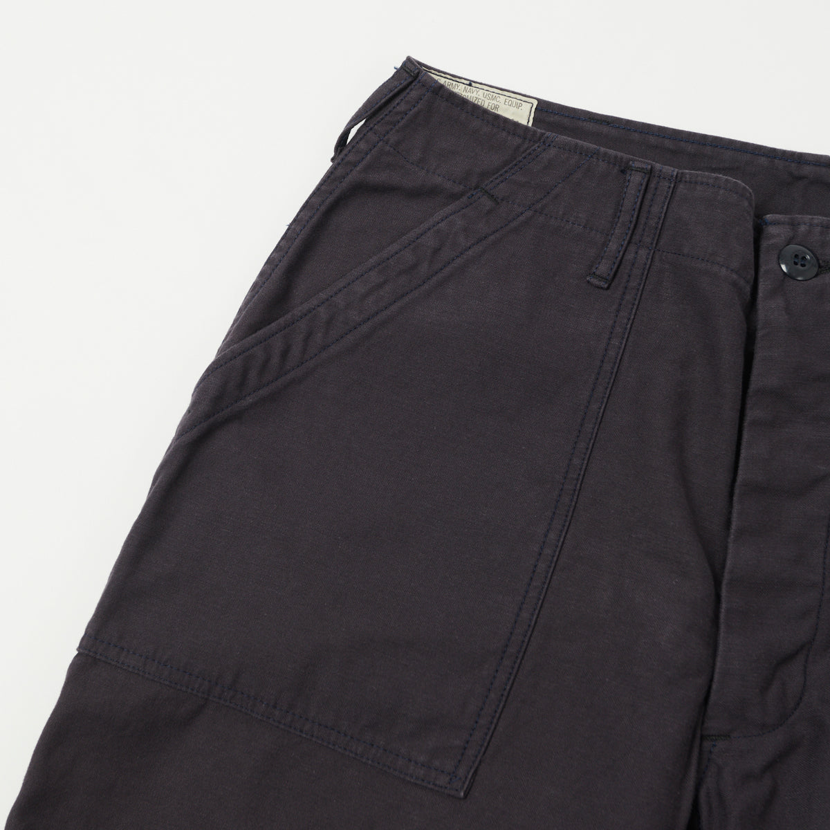 Freewheelers & Co Military Utility Trouser - Eggplant Navy