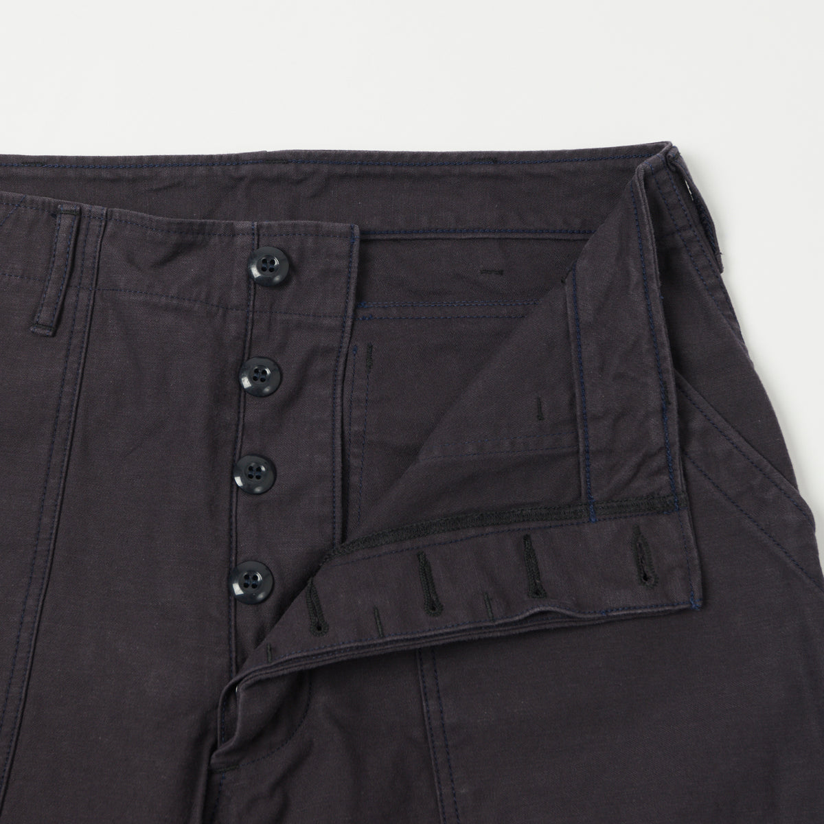 Freewheelers & Co Military Utility Trouser - Eggplant Navy
