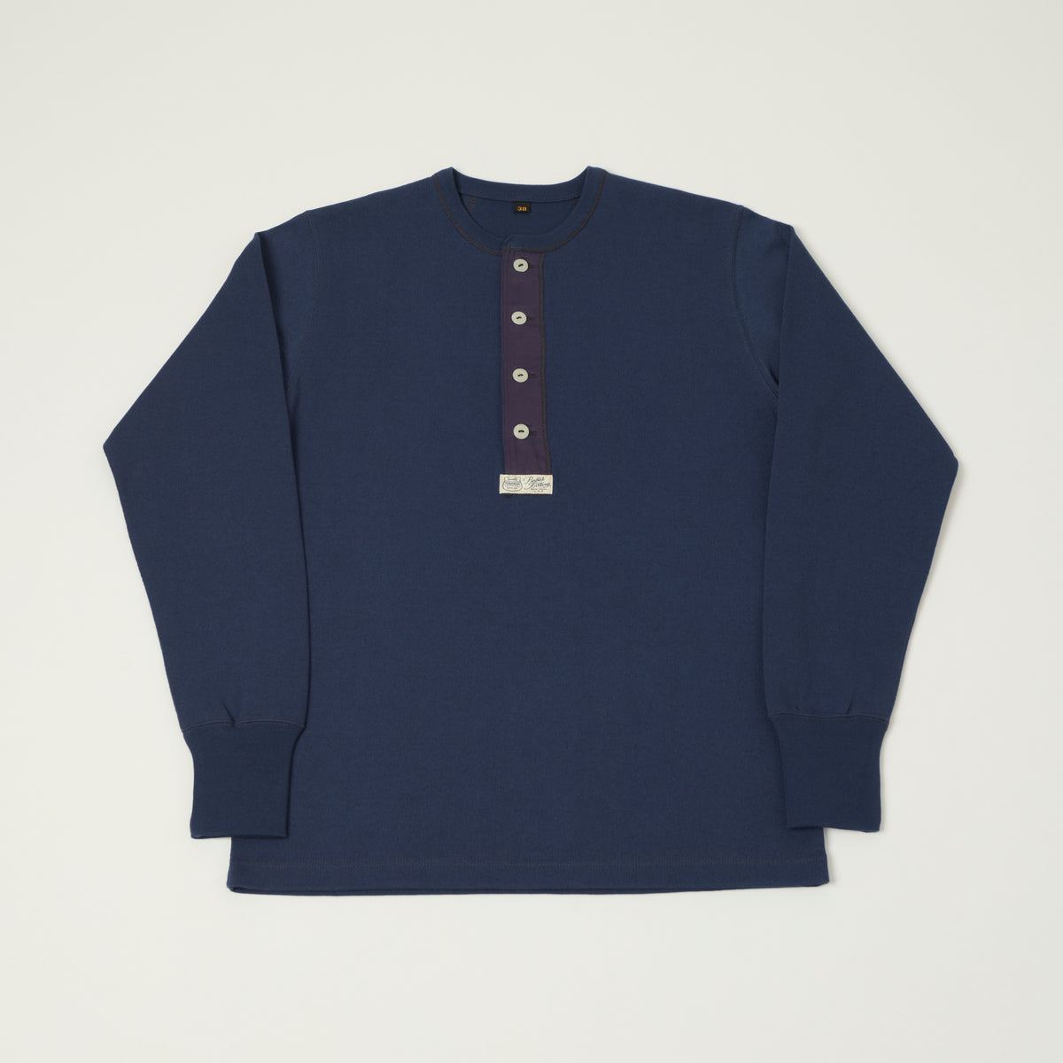 Freewheelers & Co Power Wear Long Sleeve Henley - Dry Navy