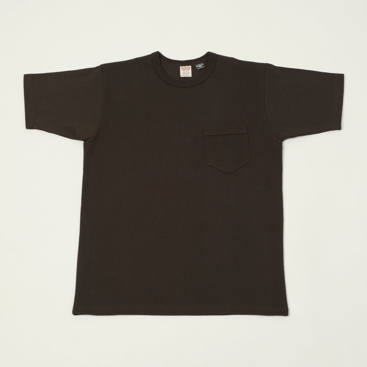 Freewheelers & Co Power Wear Short Sleeve Pocket T-Shirt - Jet Black