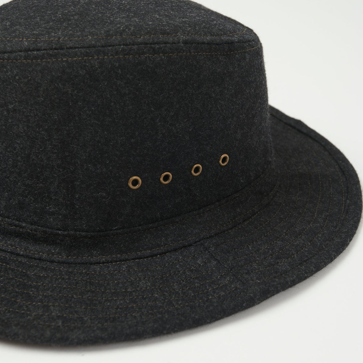 Freewheelers & Co Great Lakes 'Smokey Bear' Woodsman Hat - Black