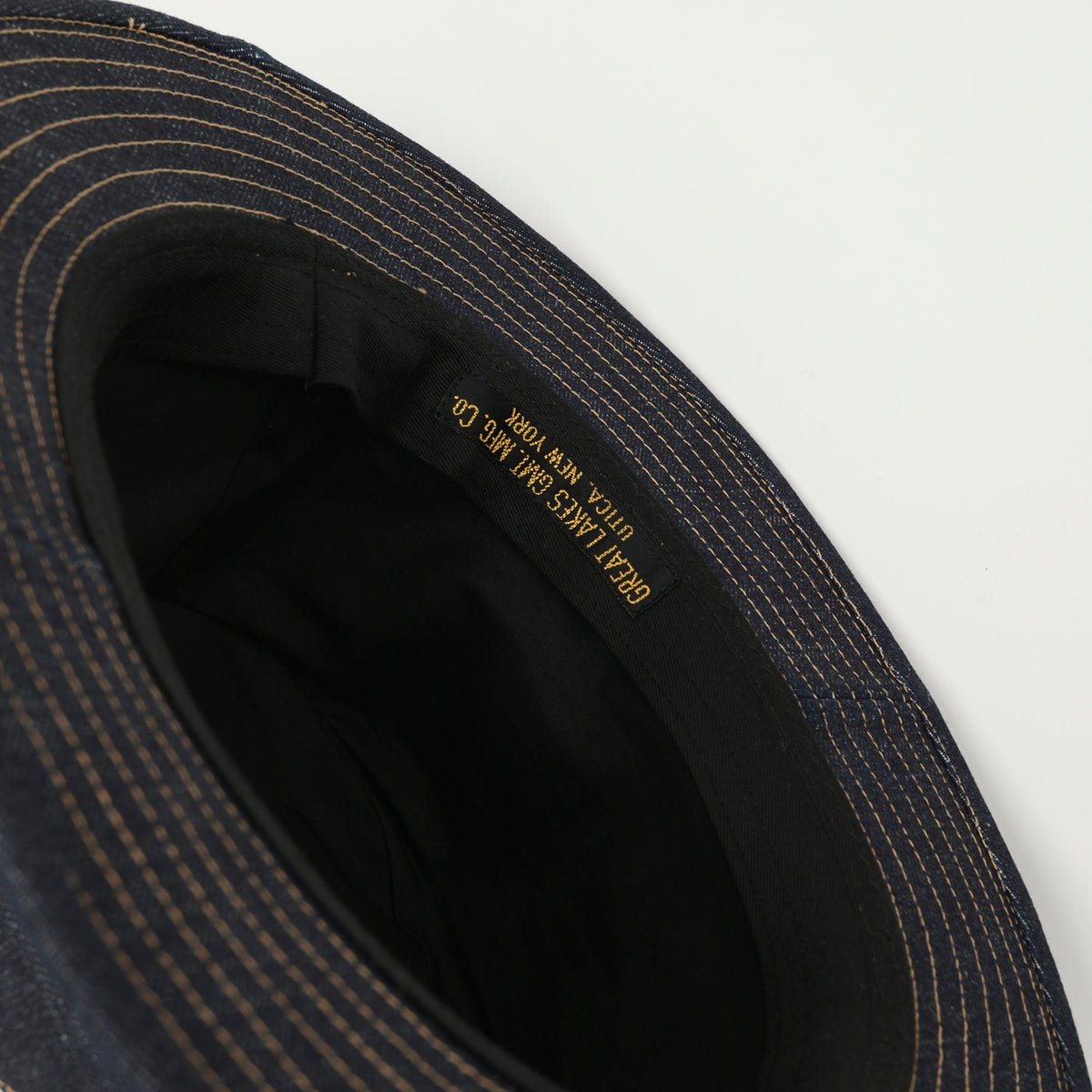 Freewheelers & Co Great Lakes 'Smokey Bear' Woodsman Hat - Indigo Denim